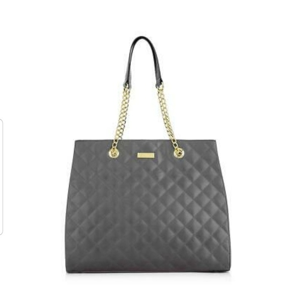 💛Joy and Iman diamond quilted leather satchel /RF - Picture 2 of 6